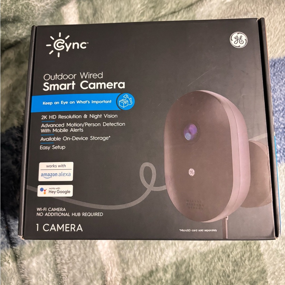 GE Cync Outdoor Wired Smart Camera